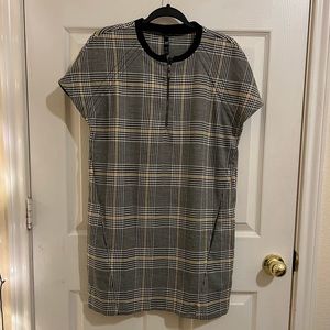 ZARA Trf Collection Plaid Dress